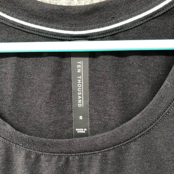 Ten Thousand Tank Top Mens S Black Single Jersey Active Athletic Running Gym - Picture 5 of 8